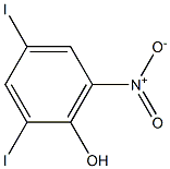 2,4-Diiodo-6-nitrophenol Struktur