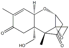 12,13-Epoxy-15-hydroxytrichothec-9-ene-4,8-dione Struktur