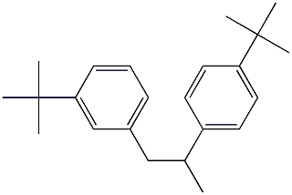 1-(3-tert-Butylphenyl)-2-(4-tert-butylphenyl)propane Struktur