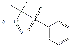 2-Nitro-2-(phenylsulfonyl)propane Struktur