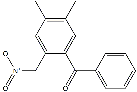 4,5-Dimethyl-2-(nitromethyl)benzophenone Struktur