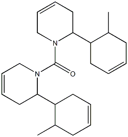 6-Methyl-3-cyclohexen-1-yl(1,2,3,6-tetrahydropyridin-1-yl) ketone Struktur