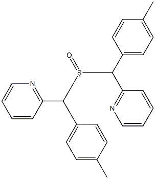 (p-Tolyl)[(2-pyridyl)methyl] sulfoxide Struktur