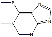 1-Methyl-6-(methylthio)-1H-purine Struktur