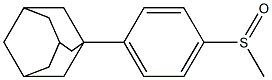 1-[4-(Methylsulfinyl)phenyl]adamantane Struktur