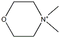 4,4-Dimethylmorpholinium Struktur