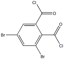 3,5-Dibromophthalic acid dichloride Struktur