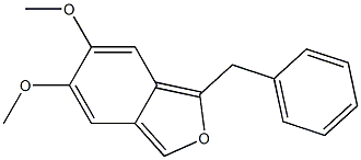 1-Benzyl-5,6-dimethoxyisobenzofuran Struktur