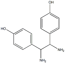 1,2-Bis(4-hydroxyphenyl)-1,2-ethanediamine Struktur