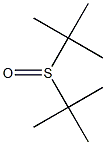 Di-tert-butyl sulfoxide Struktur