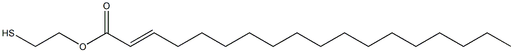 2-Octadecenoic acid 2-mercaptoethyl ester Struktur