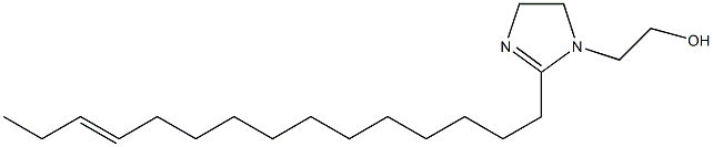 2-(12-Pentadecenyl)-2-imidazoline-1-ethanol Struktur