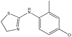 2-(2-Methyl-4-chlorophenylamino)-2-thiazoline Struktur