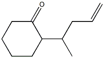 2-(1-Methyl-3-butenyl)cyclohexanone Struktur