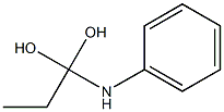 N-(1,1-Dihydroxypropyl)aniline Struktur