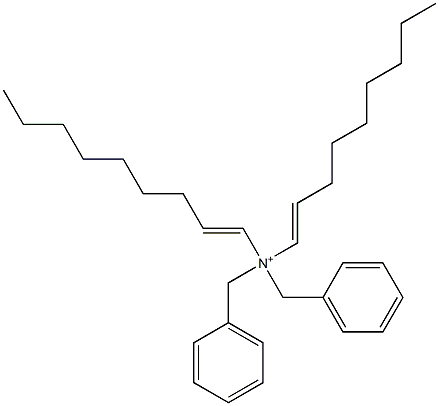 Di(1-nonenyl)dibenzylaminium Struktur