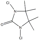 1,3-Dichloro-4,4,5,5-tetramethyl-2-imidazolidone Struktur