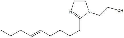 2-(5-Nonenyl)-2-imidazoline-1-ethanol Struktur