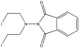 N-[Bis(2-iodoethyl)amino]phthalimide Struktur