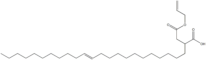 2-(12-Tricosenyl)succinic acid 1-hydrogen 4-allyl ester Struktur