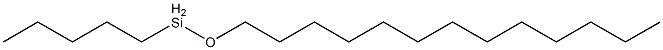 Pentyl(tridecyloxy)silane Struktur