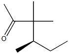 [R,(-)]-3,3,4-Trimethyl-2-hexanone Struktur