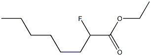 2-Fluorooctanoic acid ethyl ester Struktur