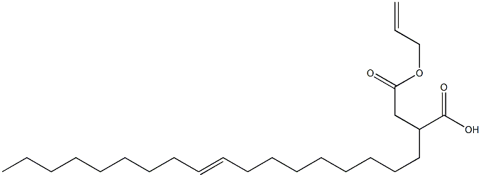 2-(9-Octadecenyl)succinic acid 1-hydrogen 4-allyl ester Struktur