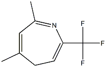 5,7-Dimethyl-2-trifluoromethyl-4H-azepine Struktur