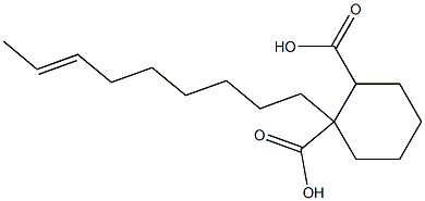 Cyclohexane-1,2-dicarboxylic acid hydrogen 1-(7-nonenyl) ester Struktur