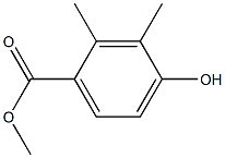 2,3-Dimethyl-4-hydroxybenzoic acid methyl ester Struktur