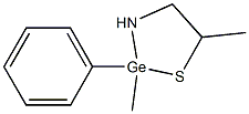 2,5-Dimethyl-2-phenyl-1,3,2-thiazagermolidine Struktur