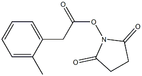 2-Methylbenzeneacetic acid succinimidyl ester Struktur