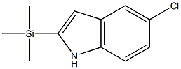 2-Trimethylsilyl-5-chloro-1H-indole Struktur