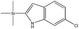 2-Trimethylsilyl-6-chloro-1H-indole Struktur