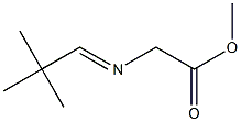 [(2,2-Dimethylpropylidene)amino]acetic acid methyl ester Struktur