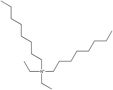 N,N-Diethyl-N,N-dioctylaminium Struktur