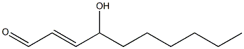 (E)-4-Hydroxy-2-decenal Struktur