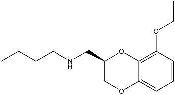 (R)-N-Butyl-8-ethoxy-1,4-benzodioxane-2-methanamine Struktur