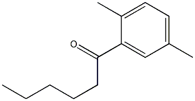 1-(2,5-Dimethylphenyl)hexane-1-one Struktur