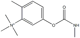 5-[[(Methylamino)carbonyl]oxy]-N,N,N,2-tetramethylbenzenaminium Struktur