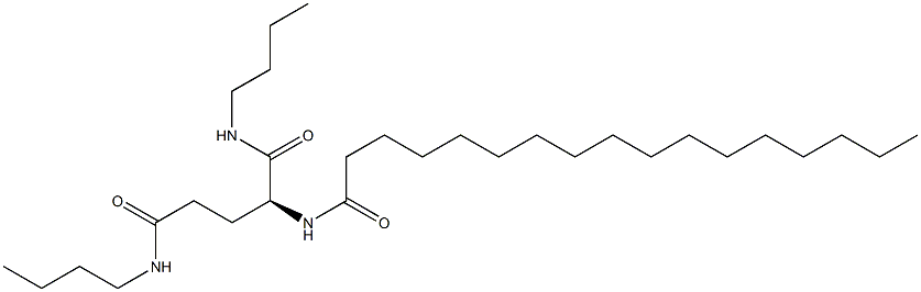 N2-Heptadecanoyl-N1,N5-dibutylglutaminamide Struktur