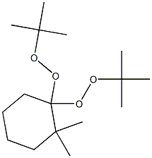 2,2-Dimethyl-1,1-bis(tert-butylperoxy)cyclohexane Struktur