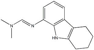 1-[[(Dimethylamino)methylene]amino]-5,6,7,8-tetrahydro-9H-carbazole Struktur