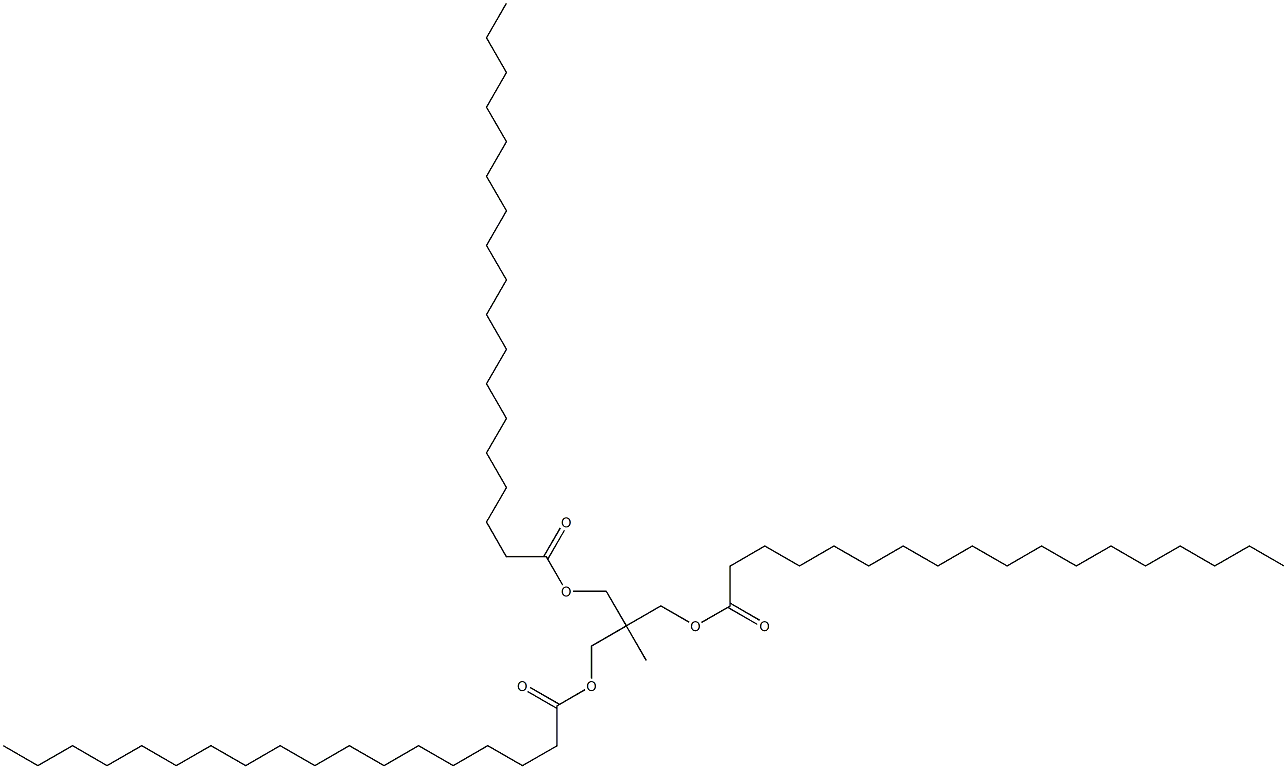 2-Methyl-2-[(stearoyloxy)methyl]-1,3-propanediol distearate Struktur