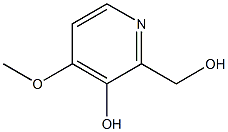 2-Hydroxymethyl-4-methoxy-pyridin-3-ol Struktur