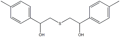 2-(2-HYDROXY-2-P-TOLYL-ETHYLSULFANYL)-1-P-TOLYL-ETHANOL Struktur