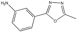 3-(5-Methyl-[1,3,4]oxadiazol-2-yl)-phenylamine Struktur