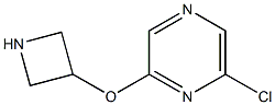 2-(3-Azetidinyloxy)-6-chloropyrazine Struktur