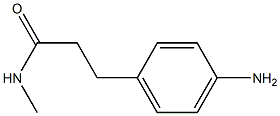 3-(4-Aminophenyl)-N-methylpropanamide Struktur